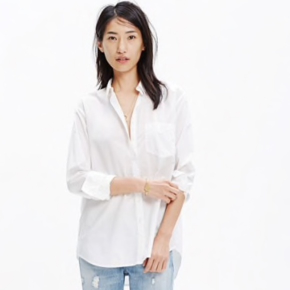 Madewell Tops - Madewell Oversized Boyfriend Button down